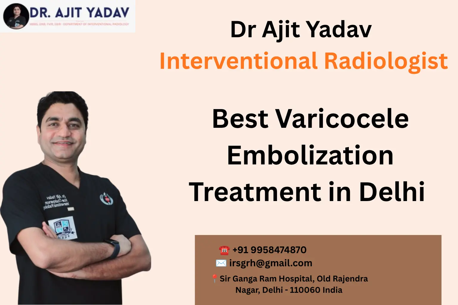 Best Varicocele Embolization Treatment in Delhi