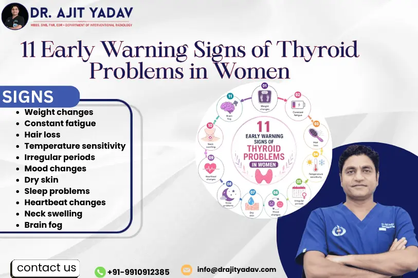 11 Early Warning Signs of Thyroid Problems in Women